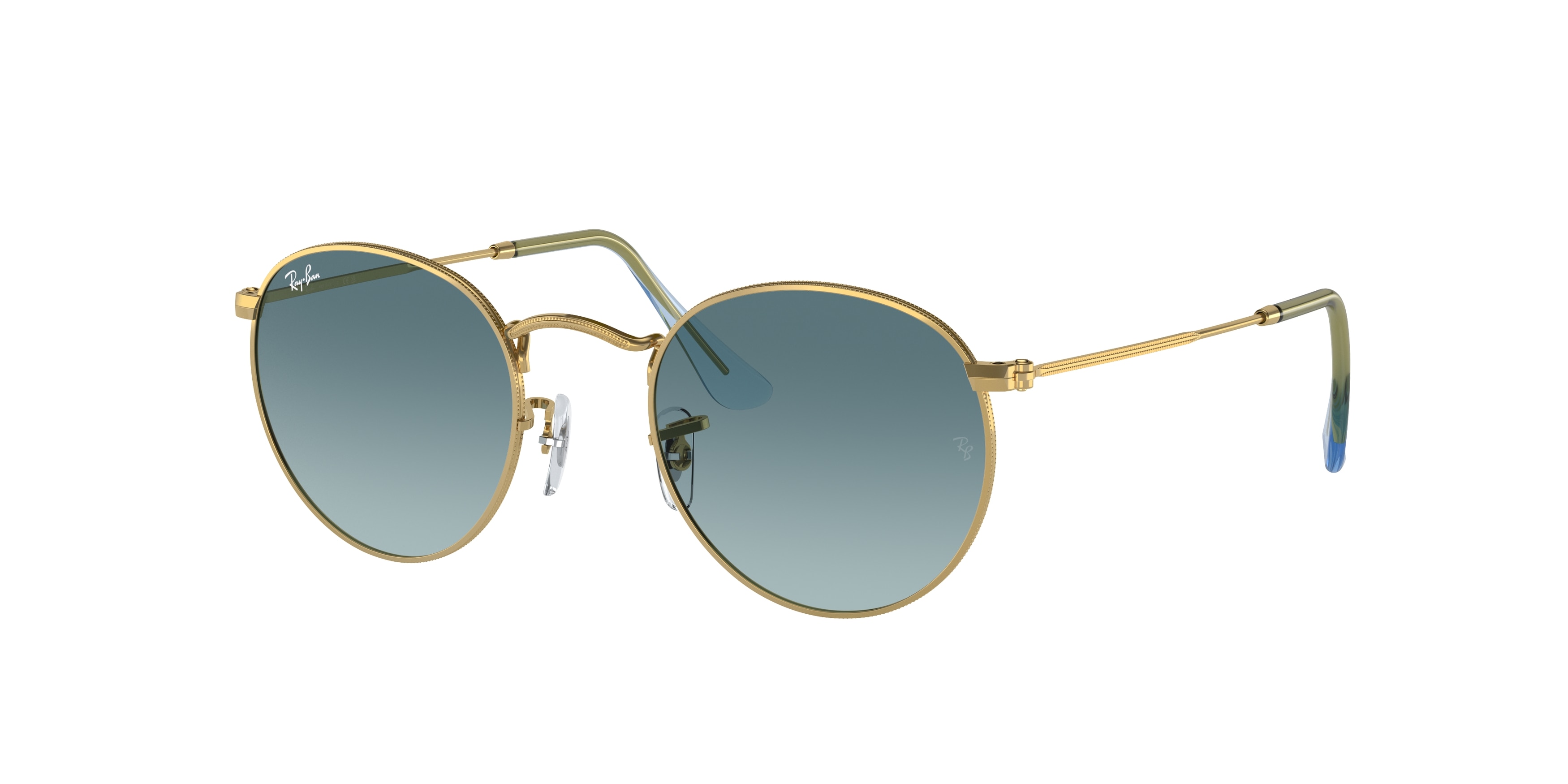 Occhiali Da Sole Ray-Ban Round Metal Rb3447 001/3M - 53/21/145-image